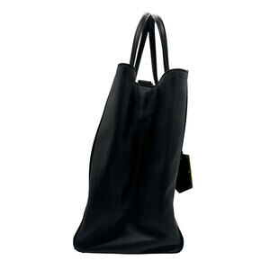 Fendi Leather Black Gold Shoulder Handbag Toujours Bag